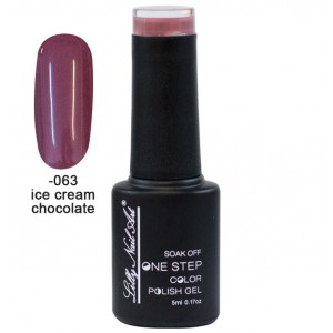 Ημιμόνιμο μανό one step 5ml - Ice cream chocolate 40504002-063 Ημιμόνιμο μανό one step 5ml - Ice cream chocolate 40504002-063