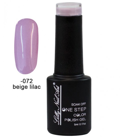 Ημιμόνιμο μανό one step 5ml - Beige lilac [40504002-072]