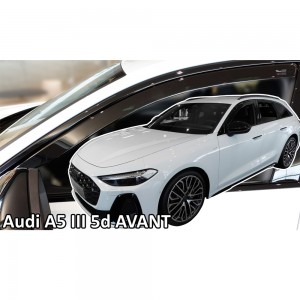 ΑΝΕΜΟΘΡΑΥΣΤΕΣ ΓΙΑ AUDI A5 B10 5D 2024+ ΖΕΥΓΑΡΙ ΑΠΟ ΕΥΚΑΜΠΤΟ ΦΙΜΕ ΠΛΑΣΤΙΚΟ HEKO - 2 ΤΕΜ