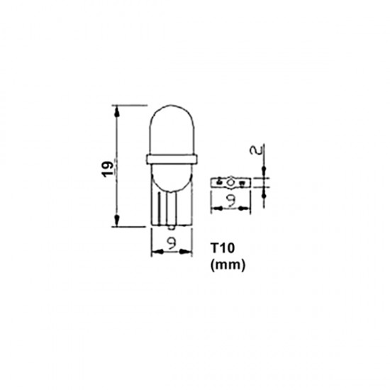 AMC-LB078W/MT - Λαμπά W5W 8xSMD 3528 12V Λευκή 2τεμ Λαμπά W5W 8xSMD 3528 12V Λευκή 2τεμ