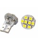 AMC-LB078W/MT - Λαμπά W5W 8xSMD 3528 12V Λευκή 2τεμ Λαμπά W5W 8xSMD 3528 12V Λευκή 2τεμ