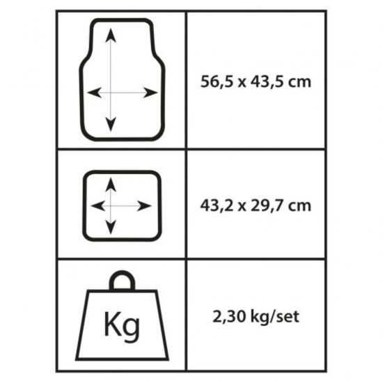 AMC-0004588OT150/OTO - ΠΑΤΑΚΙΑ TORONTO UNIVERSAL ΜΑΥΡΟ OTOTOP - 4 ΤΕΜ. ΠΑΤΑΚΙΑ TORONTO UNIVERSAL ΜΑΥΡΟ OTOTOP - 4 ΤΕΜ.