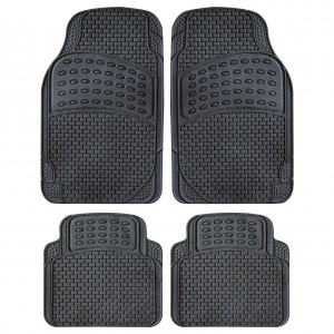 Oto Top - Σετ Πατάκια Αυτοκινήτου Universal  από Μαλακό PVC STRATOS EVO – Αντιολισθητικά - 4τμχ. (0007846OT150/OTO)