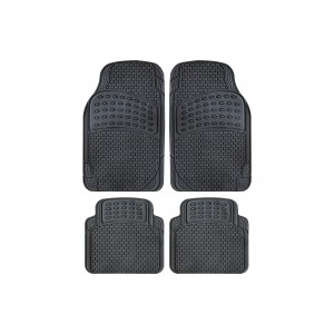 Oto Top - Σετ Πατάκια Αυτοκινήτου Universal  από Μαλακό PVC STRATOS EVO – Αντιολισθητικά - 4τμχ. (0007846OT150/OTO)