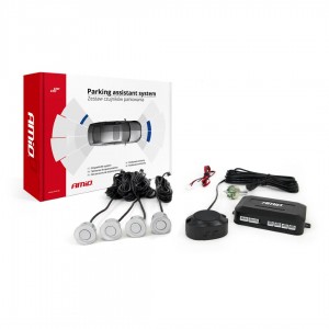 Amio - Universal Σύστημα Παρκαρίσματος με 4 Αισθητήρες και Buzzer διάσταση 22mm για Επιβατικά Αυτοκίνητα - 1 σετ (01021/AM)