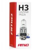 H3 12V 55W PK22s LUMITEC ΑΛΟΓΟΝΟΥ  AMIO - 1 ΤΕΜ.
