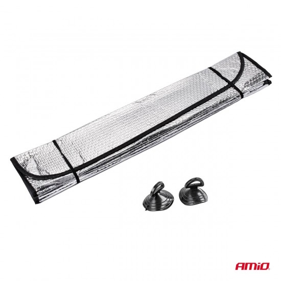 AMC-01536/AM - ΗΛΙΟΠΡΟΣΤΑΣΙΑ ΕΣΩΤΕΡΙΚΗ ΑΣΗΜΙ ΑΦΡΟΥ ΜΕ ΒΕΝΤΟΥΖΕΣ 130x60cm AMIO - 1 ΤΕΜ. ΗΛΙΟΠΡΟΣΤΑΣΙΑ ΕΣΩΤΕΡΙΚΗ ΑΣΗΜΙ ΑΦΡΟΥ ΜΕ ΒΕΝΤΟΥΖΕΣ 130x60cm AMIO - 1 ΤΕΜ.