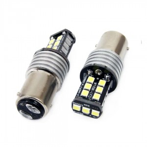 Amio - P21/5W 1157 12-24V 7.5W 6.000K 800lm LED CAN-BUS 15SMD 2835 -2ΤΕΜ (01641/AM) Amio - P21/5W 1157 12-24V 7.5W 6.000K 800lm LED CAN-BUS 15SMD 2835 -2ΤΕΜ (01641/AM)