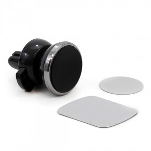 Amio - Βάση Κινητού Μαγνητική HOLD-02 Διαμέτρου 3.5cm για Αεραγωγό - Σταθερό Κράτημα & Άμεση Πρόσβαση - 1 Τεμ. (01704/AM)