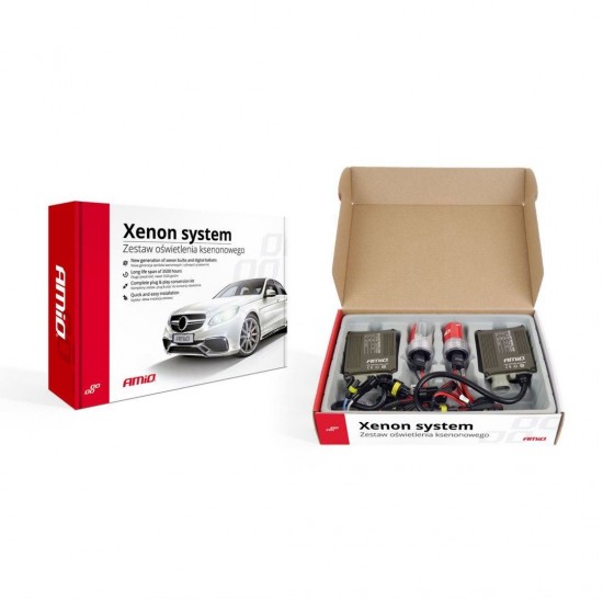 AMC-01793/AM - H4-3 8000K 12/24V BIXENON KIT XENON CANBUS BALLAST 35W AMiO - 1 ΤΕΜ. H4-3 8000K 12/24V BIXENON KIT XENON CANBUS BALLAST 35W AMiO - 1 ΤΕΜ.