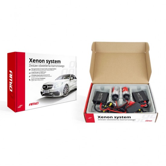 AMC-01943/AM - H4-3 6000K 12V BIXENON KIT XENON SLIM BALLAST 35W AMiO - 1 ΤΕΜ. H4-3 6000K 12V BIXENON KIT XENON SLIM BALLAST 35W AMiO - 1 ΤΕΜ.