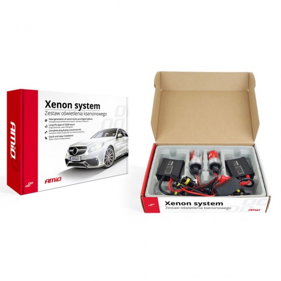 AMC-01949/AM - H7M 6000K 9-16V KIT XENON SLIM BALLAST 35W AMiO – 1 ΤΕΜ. H7M 6000K 9-16V KIT XENON SLIM BALLAST 35W AMiO – 1 ΤΕΜ.
