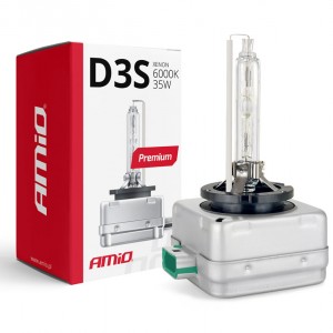 Amio - D3S 12V 6.000k 35W ΑΝΤΑΛΛΑΚΤΙΚΗ ΛΑΜΠΑ PREMIUM - 1 ΤΕΜ. (01979/AM)