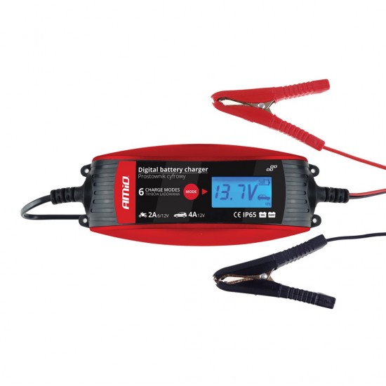 AMC-02088/AM - ΦΟΡΤΙΣΤΗΣ ΜΠΑΤΑΡΙΑΣ 2A/4A LCD 6/12V 1.2-120Ah AMiO - 1 ΤΕΜ. ΦΟΡΤΙΣΤΗΣ ΜΠΑΤΑΡΙΑΣ 2A/4A LCD 6/12V 1.2-120Ah AMiO - 1 ΤΕΜ.