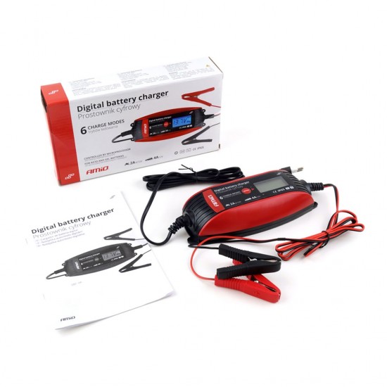 AMC-02088/AM - ΦΟΡΤΙΣΤΗΣ ΜΠΑΤΑΡΙΑΣ 2A/4A LCD 6/12V 1.2-120Ah AMiO - 1 ΤΕΜ. ΦΟΡΤΙΣΤΗΣ ΜΠΑΤΑΡΙΑΣ 2A/4A LCD 6/12V 1.2-120Ah AMiO - 1 ΤΕΜ.