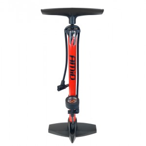 Amio - ΤΡΟΜΠΑ ΑΕΡΟΣ ΠΟΔΗΛΑΤΟΥ ΧΕΙΡΟΣ ΑΛΟΥΜΙΝΙΟΥ ΜΕ ΜΑΝΟΜΕΤΡΟ - 1 τεμ. (02146/AM)