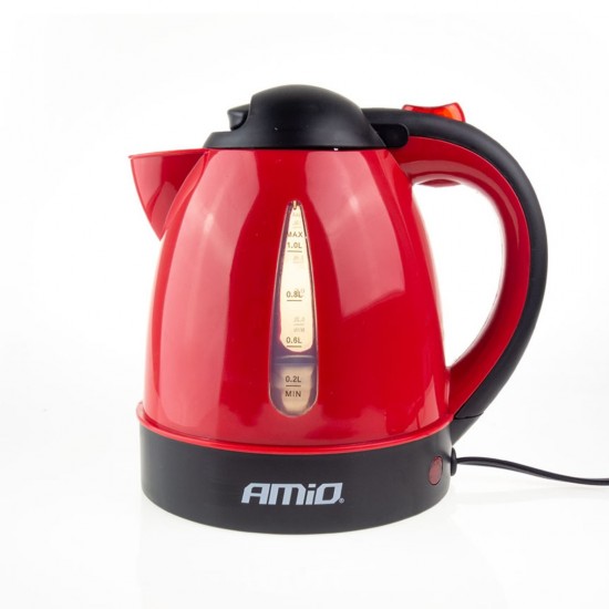 AMC-02175/AM - ΒΡΑΣΤΗΡΑΣ ΝΕΡΟΥ 1Lt 12V 150W ΜΕ ΚΑΛΩΔΙΟ 1,5m AMiO - 1 ΤΕΜ. ΒΡΑΣΤΗΡΑΣ ΝΕΡΟΥ 1Lt 12V 150W ΜΕ ΚΑΛΩΔΙΟ 1,5m AMiO - 1 ΤΕΜ.