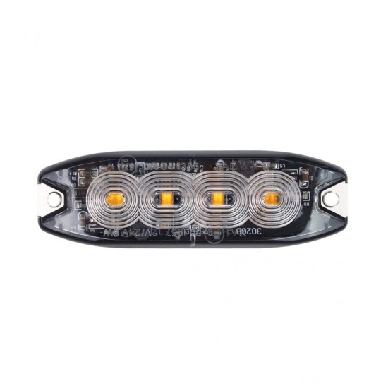 AMC-02298/AM - ΣΤΡΟΜΠΟ 12/24V 10x3x0,9cm ΠΟΡΤΟΚΑΛΙ 4LED 12W (4x3W) R65 R10 IP68 AMiO - 1 ΤΕΜ. ΣΤΡΟΜΠΟ 12/24V 10x3x0,9cm ΠΟΡΤΟΚΑΛΙ 4LED 12W (4x3W) R65 R10 IP68 AMiO - 1 ΤΕΜ.