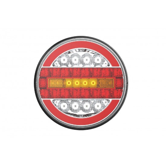 ΦΑΝΑΡΙ ΠΙΣΙΝΟ RCL-07-LR 10-30V LED ΣΤΡΟΓΓΥΛΟ Φ140x38mm ΜΕ ΚΑΛΩΔΙΟ 1ΤΕΜ