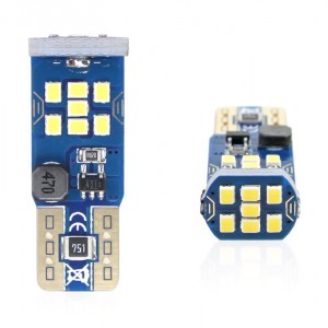 Amio - T10 W5W 12/24V LED 21xSMD ULTRABRIGHT 2016 CAN-BUS ΛΕΥΚΟ 2ΤΕΜ. (02445/AM)