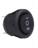 ΔΙΑΚΟΠΤΗΣ ΣΤΡΟΓΓΥΛΟΣ 3 ΘΕΣΕΩΝ 12V 2cm BU03 AMIO - 1ΤΕΜ.
