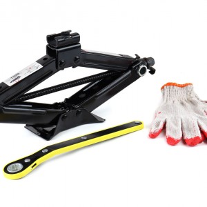 Amio - ΓΡΥΛΟΣ ΜΗΧΑΝΙΚΟΣ 1.500KG (ΥΨΟΥΣ 110>390mm) ΜΕ ΚΑΣΤΑΝΙΑ ΚΑΙ ΓΑΝΤΙΑ - 1 τεμ. (02478/AM)