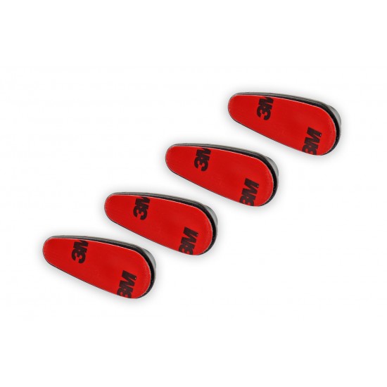 ΠΛΑΣΤΙΚΕΣ ΚΡΕΜΑΣΤΡΕΣ ΑΥΤΟΚΟΛΛΗΤΕΣ 18x13x43mm 4ΤΕΜ