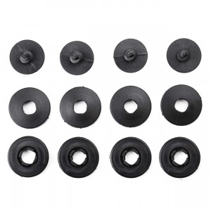 Amio - ΚΟΥΜΠΩΜΑΤΑ ΚΛΙΠΣ ΓΙΑ ΠΑΤΑΚΙΑ (ΣΤΡΟΓΓΥΛΑ ΜΕΓΑΛΑ) (2 ΖΕΥΓΑΡΙΑ) - 4 ΤΕΜ. (02491/AM)