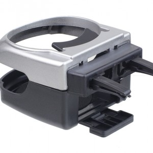 Amio - ΠΟΤΗΡΟΘΗΚΗ ΑΕΡΑΓΩΓΟΥ ΑΣΗΜΙ/ΜΑΥΡΗ ΠΛΑΣΤΙΚΗ DH-04 - 1 τεμ. (02494/AM)