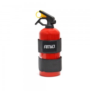 Amio - ΙΜΑΝΤΕΣ VELCRO 59x5cm ΜΕ ΑΥΤΟΚΟΛΛΗΤΑ 10x5cm ΜΑΥΡΟ ΓΙΑ ΣΤΗΡΙΞΗ ΠΥΡΟΣΒΕΣΤΗΡΑ - 2 ΤΕΜ. (02498/AM)