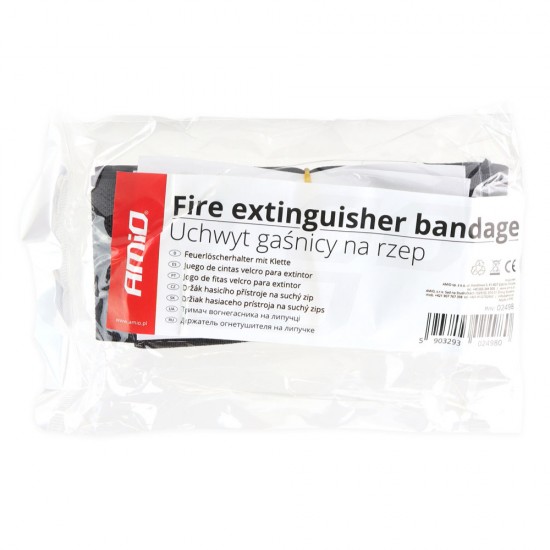 ΙΜΑΝΤΕΣ VELCRO 59x5cm ΜΕ ΑΥΤΟΚΟΛΛΗΤΑ 10x5cm ΜΑΥΡΟ ΓΙΑ ΣΤΗΡΙΞΗ ΠΥΡΟΣΒΕΣΤΗΡΑ AMiO - 2 ΤΕΜ.