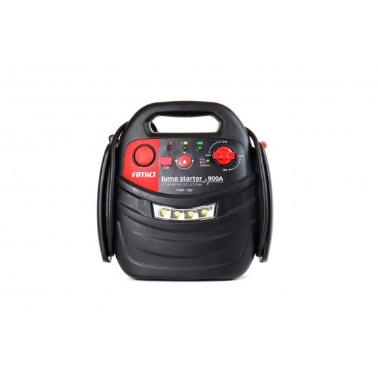 AMC-02523/AM - ΕΚΚΙΝΗΤΗΣ ΜΠΑΤΑΡΙΑΣ STARTER 4 ΣΕ 1 17Ah 12V DC 300A (700A max) 250PSI ΜΕ ΚΟΜΠΡΕΣΕΡ ΑΕΡΑ / ΜΑΝΟΜΕΤΡΟ / 3 LED / 2 ΠΡΙΖΕΣ 12V / 1 ΘΥΡΑ USB 5V 2,1A SENA ΓΙΑ ΒΕΝΖΙΝΗ ΚΑΙ DIESEL AMiO - 1 ΤΕΜ. ΕΚΚΙΝΗΤΗΣ ΜΠΑΤΑΡΙΑΣ STARTER 4 ΣΕ 1 17Ah 12V DC 300A (700A max) 250PSI ΜΕ ΚΟΜΠΡΕΣΕΡ ΑΕΡΑ / ΜΑΝΟΜΕΤΡΟ / 3 LED / 2 ΠΡΙΖΕΣ 12V / 1 ΘΥΡΑ USB 5V 2,1A SENA ΓΙΑ ΒΕΝΖΙΝΗ ΚΑΙ DIESEL AMiO - 1 ΤΕΜ.