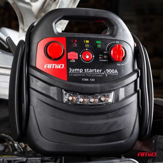 AMC-02523/AM - ΕΚΚΙΝΗΤΗΣ ΜΠΑΤΑΡΙΑΣ STARTER 4 ΣΕ 1 17Ah 12V DC 300A (700A max) 250PSI ΜΕ ΚΟΜΠΡΕΣΕΡ ΑΕΡΑ / ΜΑΝΟΜΕΤΡΟ / 3 LED / 2 ΠΡΙΖΕΣ 12V / 1 ΘΥΡΑ USB 5V 2,1A SENA ΓΙΑ ΒΕΝΖΙΝΗ ΚΑΙ DIESEL AMiO - 1 ΤΕΜ. ΕΚΚΙΝΗΤΗΣ ΜΠΑΤΑΡΙΑΣ STARTER 4 ΣΕ 1 17Ah 12V DC 300A (700A max) 250PSI ΜΕ ΚΟΜΠΡΕΣΕΡ ΑΕΡΑ / ΜΑΝΟΜΕΤΡΟ / 3 LED / 2 ΠΡΙΖΕΣ 12V / 1 ΘΥΡΑ USB 5V 2,1A SENA ΓΙΑ ΒΕΝΖΙΝΗ ΚΑΙ DIESEL AMiO - 1 ΤΕΜ.
