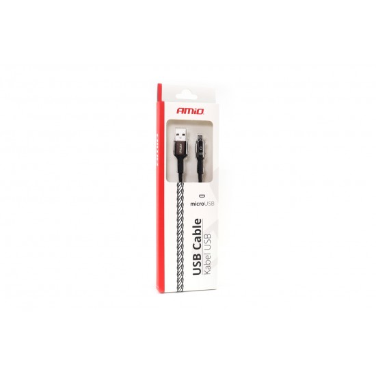 AMC-02526/AM - ΚΑΛΩΔΙΟ ΦΟΡΤΙΣΗΣ ΚΑΙ ΣΥΓΧΡΟΝΙΣΜΟΥ FAST CHARGE (ΤΑΧΕΙΑΣ ΦΟΡΤΙΣΗΣ) USB ΓΙΑ MICRO USB 100cm FullLINK UC-11 AMIO ΚΑΛΩΔΙΟ ΦΟΡΤΙΣΗΣ ΚΑΙ ΣΥΓΧΡΟΝΙΣΜΟΥ FAST CHARGE (ΤΑΧΕΙΑΣ ΦΟΡΤΙΣΗΣ) USB ΓΙΑ MICRO USB 100cm FullLINK UC-11 AMIO
