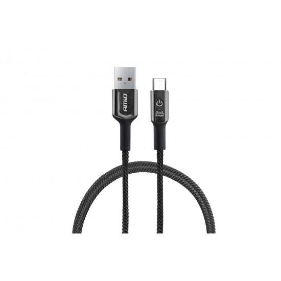 AMC-02526/AM - ΚΑΛΩΔΙΟ ΦΟΡΤΙΣΗΣ ΚΑΙ ΣΥΓΧΡΟΝΙΣΜΟΥ FAST CHARGE (ΤΑΧΕΙΑΣ ΦΟΡΤΙΣΗΣ) USB ΓΙΑ MICRO USB 100cm FullLINK UC-11 AMIO ΚΑΛΩΔΙΟ ΦΟΡΤΙΣΗΣ ΚΑΙ ΣΥΓΧΡΟΝΙΣΜΟΥ FAST CHARGE (ΤΑΧΕΙΑΣ ΦΟΡΤΙΣΗΣ) USB ΓΙΑ MICRO USB 100cm FullLINK UC-11 AMIO