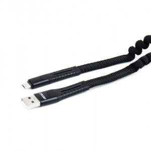 ΚΑΛΩΔΙΟ ΦΟΡΤΙΣΗΣ ΚΑΙ ΣΥΓΧΡΟΝΙΣΜΟΥ ΣΠΙΡΑΛ USB ΓΙΑ MICRO USB 120cm FullLINK UC-12 AMIO