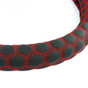 Amio - ΚΑΛΥΜΜΑ ΤΙΜΟΝΙΟΥ 37/39CM SWC-23 ΜΑΥΡΟ/ΚΟΚΚΙΝΟ - 1 τεμ. (02560/AM)