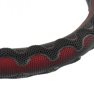 Amio - ΚΑΛΥΜΜΑ ΤΙΜΟΝΙΟΥ 37/39CM SWC-25 ΜΑΥΡΟ/ΚΟΚΚΙΝΟ - 1 τεμ. (02562/AM)