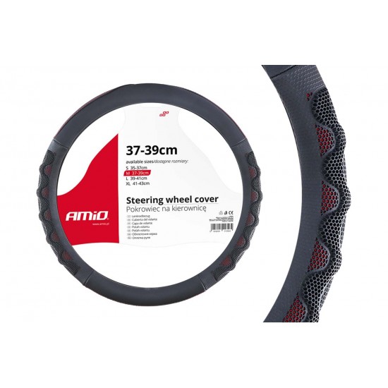 ΚΑΛΥΜΜΑ ΤΙΜΟΝΙΟΥ 37/39CM SWC-25 ΜΑΥΡΟ/ΚΟΚΚΙΝΟ