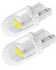 T10 W5W 12V W2,1x9,5d ΛΕΥΚΟ 5.600K 12SMDx2835 ΣΙΛΙΚΟΝΗΣ (ΚΑΡΦΩΤΟ) 2ΤΕΜ.