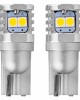 T10 W5W/W10W 12/24V W2,1x9,5d 6SMDx3030 ΛΕΥΚΟ (ΚΑΡΦΩΤΟ - CAN-BUS) AMIO 2ΤΕΜ.