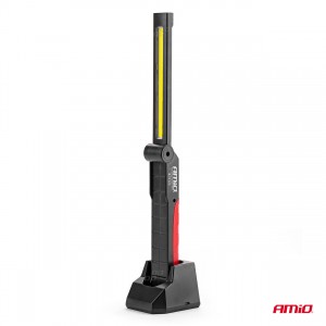 Amio - ΦΑΚΟΣ ΕΡΓΑΣΙΑΣ ΧΕΙΡΟΣ ΕΠΑΝΑΦΟΡΤΙΖΟΜΕΝΟΣ ΜΕ ΓΑΝΤΖΟ/ ΜΑΓΝΗΤΗ MICRO USB COB+XPE LED 2000mAh 39x51x206mm - 1 ΤΕΜ. (02822/AM)