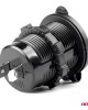 AMC-02854/AM - ΠΡΙΖΑ ΜΕ 2 ΘΥΡΕΣ USB 12/24V - 2x5V/2.1A Φ37mmX51mm MOD-04 AMIO ΠΡΙΖΑ ΜΕ 2 ΘΥΡΕΣ USB 12/24V - 2x5V/2.1A Φ37mmX51mm MOD-04 AMIO