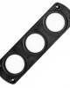ΠΑΝΕΛ ΤΡΙΠΛΟ ΓΙΑ ΠΡΙΖΕΣ ΜΑΥΡΟ MOD-13 151x43x4,5 mm ΔΙΑΜΕΤΡΟ ΤΡΥΠΑΣ: 3cm AMIO