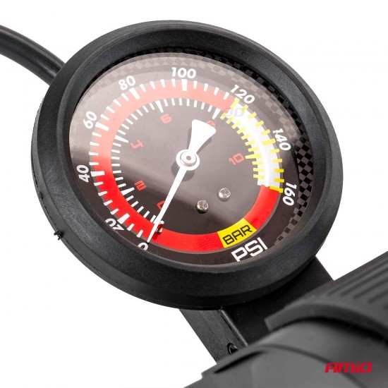 AMC-02894/AM - ΤΡΟΜΠΑ ΑΕΡΟΣ ΠΟΔΗΛΑΤΟΥ ΠΟΔΙΟΥ ΔΙΠΛΟ ΠΙΣΤΟΝΙ 2x45mm ΜΕΤΑΛΛΙΚΗ 160PSI ΜΕ ΜΑΝΟΜΕΤΡΟ PU07 ΤΡΟΜΠΑ ΑΕΡΟΣ ΠΟΔΗΛΑΤΟΥ ΠΟΔΙΟΥ ΔΙΠΛΟ ΠΙΣΤΟΝΙ 2x45mm ΜΕΤΑΛΛΙΚΗ 160PSI ΜΕ ΜΑΝΟΜΕΤΡΟ PU07