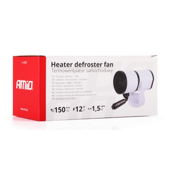 AMC-02897/AM - ΑΕΡΟΘΕΡΜΟ ΑΝΑΠΤΗΡΑ ΛΕΥΚΟ 12V - 150W (ΚΑΛΩΔΙΟ 150 cm) ΑMiO - 1 TEM. ΑΕΡΟΘΕΡΜΟ ΑΝΑΠΤΗΡΑ ΛΕΥΚΟ 12V - 150W (ΚΑΛΩΔΙΟ 150 cm) ΑMiO - 1 TEM.