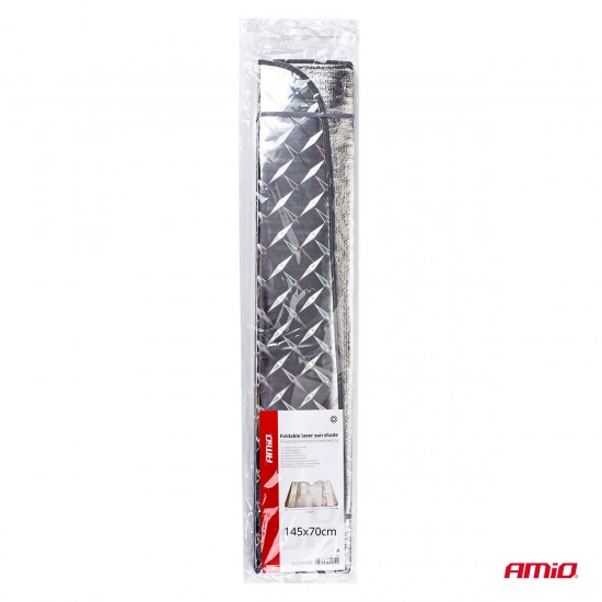 AMC-02908/AM - ΗΛΙΟΠΡΟΣΤΑΣΙΑ ΕΣΩΤΕΡΙΚΗ ΠΑΡΜΠΡΙΖ 145x70cm LASER ΑΜΙΟ - 1 ΤΕΜ. ΗΛΙΟΠΡΟΣΤΑΣΙΑ ΕΣΩΤΕΡΙΚΗ ΠΑΡΜΠΡΙΖ 145x70cm LASER ΑΜΙΟ - 1 ΤΕΜ.
