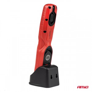 Amio - ΦΑΚΟΣ ΕΡΓΑΣΙΑΣ ΧΕΙΡΟΣ ΕΠΑΝΑΦΟΡΤΙΖΟΜΕΝΟΣ ΜΕ ΓΑΝΤΖΟ/ΜΑΓΝΗΤΗ MICRO USB COB+XPE LED 2600mAh 270x100x70mm - 1 Τεμ. (02919/AM)