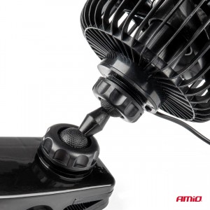 Amio - ΑΝΕΜΙΣΤΗΡΑΣ ΦΟΡΤΗΓΟΥ 24V ΜΕ ΦΙΣ ΑΝΑΠΤΗΡΑ 2 ΤΑΧΥΤΗΤΩΝ & ΜΑΝΤΑΛΑΚΙ 4,5'' (12,2CM) PRO SERIES - 1 ΤΕΜ. (03006/AM)