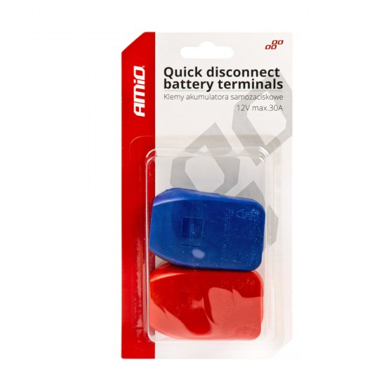AMC-03020/AM - ΠΟΛΟΙ ΜΠΑΤΑΡΙΑΣ 12/24V ΤΑΧΕΙΑΣ ΑΠΟΣΥΝΔΕΣΗΣ ΜΠΛΕ/ΚΟΚΚΙΝΟ ΑMiO - 2 TEM. ΠΟΛΟΙ ΜΠΑΤΑΡΙΑΣ 12/24V ΤΑΧΕΙΑΣ ΑΠΟΣΥΝΔΕΣΗΣ ΜΠΛΕ/ΚΟΚΚΙΝΟ ΑMiO - 2 TEM.